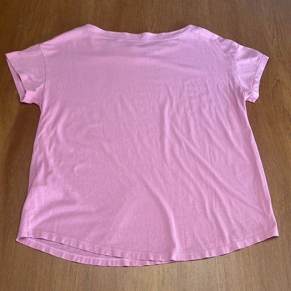 Boden Super Soft Short Sleeve T-Shirt, Boat Neckline, Dusty Rose, Size 12 - Picture 3 of 13